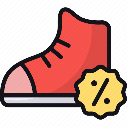 Shoe, promo, discount, footwear, sale icon - Download on Iconfinder