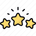 stars, review, rating, award, achievement, rate