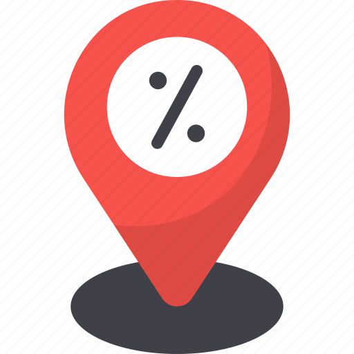 Gps, location, address, discount, sale, map pin icon - Download on Iconfinder