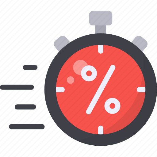 Stopwatch, hot sale, flash sale, discount, promo, timer icon - Download on Iconfinder
