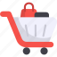 trolley, cart, shopping, supermarket, buying, store 