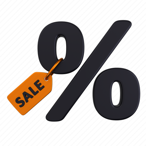 Sale, discount, tag, percentage, black, gold, offer icon - Download on Iconfinder