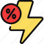 flash sale, lightning, discount, offer, promotion, thunder 