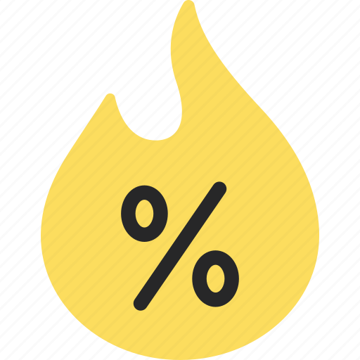 Hot sale, flame, discount, promotion, fire, offer icon - Download on Iconfinder