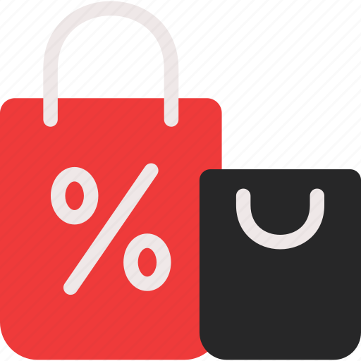 Shopping bags, sale, discount, promotion, offer, commerce icon - Download on Iconfinder