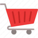 trolley, shopping, market, commerce, store, buy