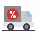 truck, delivery, discount, black, friday, shopping