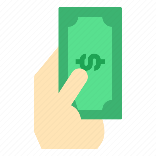 Dollar, hand, money, pay, payment icon - Download on Iconfinder