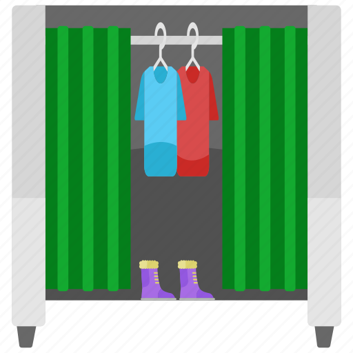 Flack, friday, fitting room, changing room, locker, clothes, woman icon - Download on Iconfinder