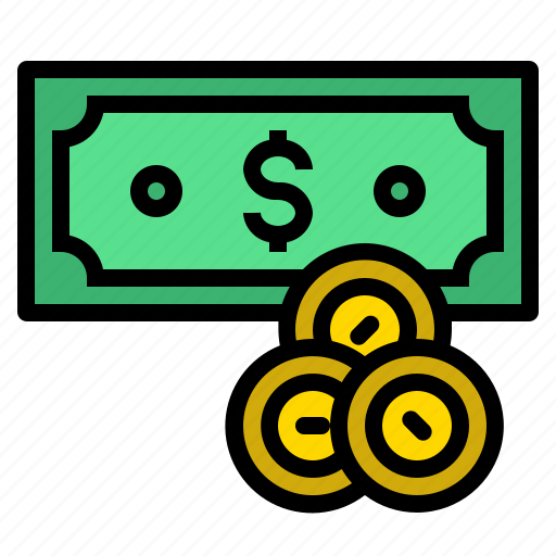 Banknote, coins, money, pay, payment icon - Download on Iconfinder