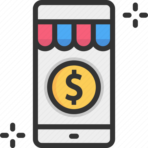 Mobile store, mobile storemobile payment, shopping icon - Download on Iconfinder