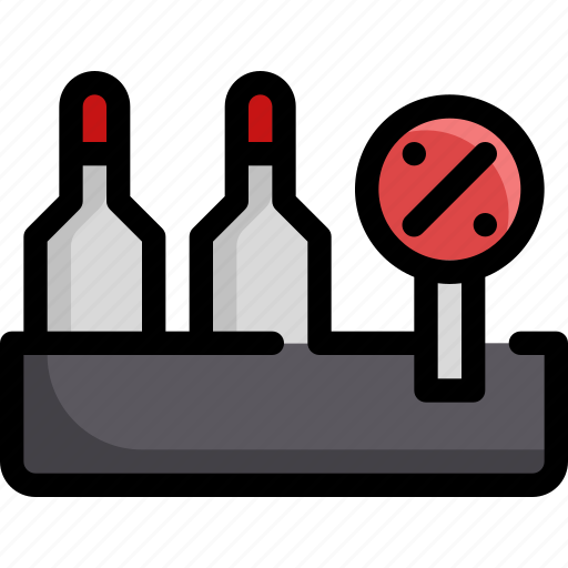 Alcohol, black friday, bottle, discount, drink, sale, shopping icon - Download on Iconfinder