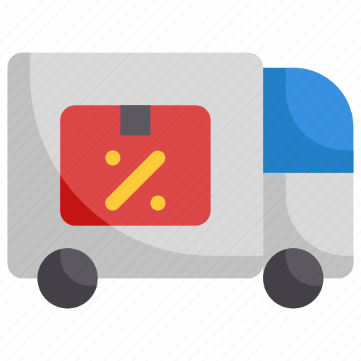 Delivery, discount, package, sale, shopping, transport, truck icon - Download on Iconfinder