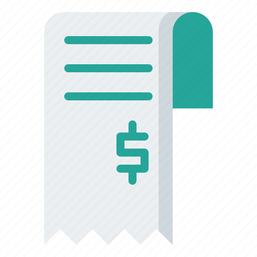 Bill, invoice, paper, payment, receipt, tax, transaction icon - Download on Iconfinder