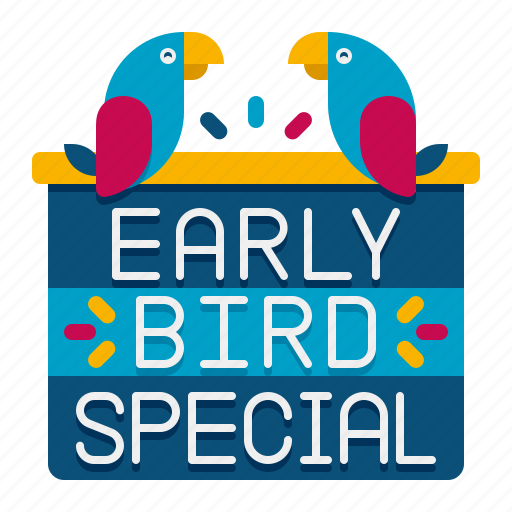 Early, bird, special, sale icon - Download on Iconfinder