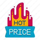 hot, price, tag
