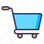 black friday, sale, trolley, store, cart 