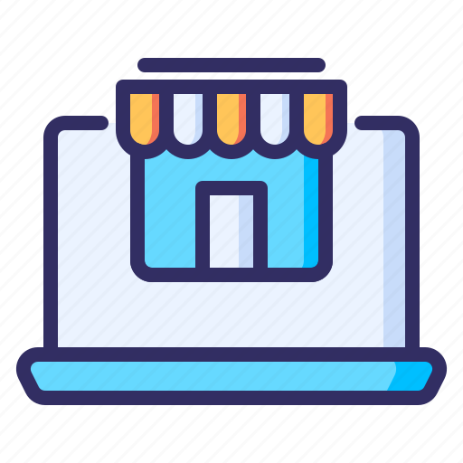Online, store, ecommerce, laptop, shop icon - Download on Iconfinder