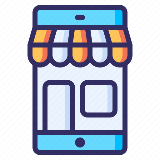 Online, store, ecommerce, shop, mobile icon - Download on Iconfinder