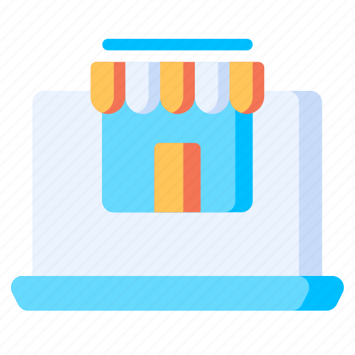 Store, shop, laptop, ecommerce, online icon - Download on Iconfinder