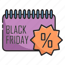 calendar, black friday, discount, shopping, november, sale, event