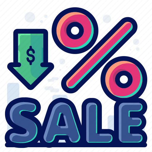 Discount, percentage, sale, shopping, price drop icon - Download on Iconfinder