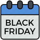 black friday, calendar, date, shopping, sale