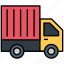 black friday, delivery, truck, transport, shipping 
