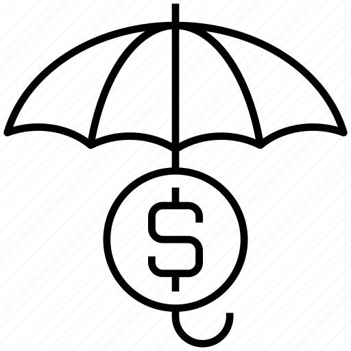 Black friday, insurance, dollar, investment, umbrella icon - Download on Iconfinder