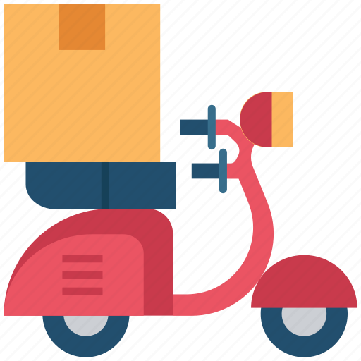 Black friday, delivery, scooter, package, parcel icon - Download on Iconfinder