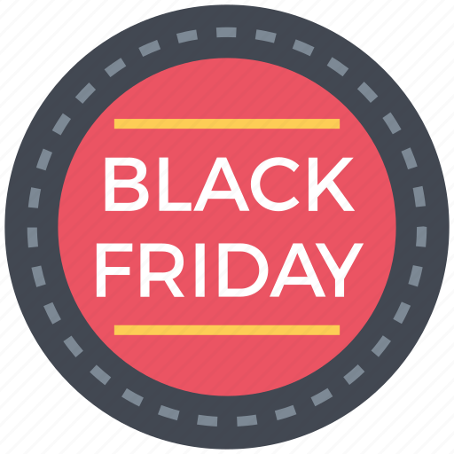 Black friday, shopping, offer, sale, sticker icon - Download on Iconfinder