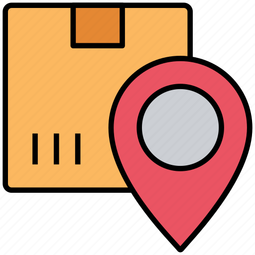 Black friday, delivery, location, parcel, courier icon - Download on Iconfinder