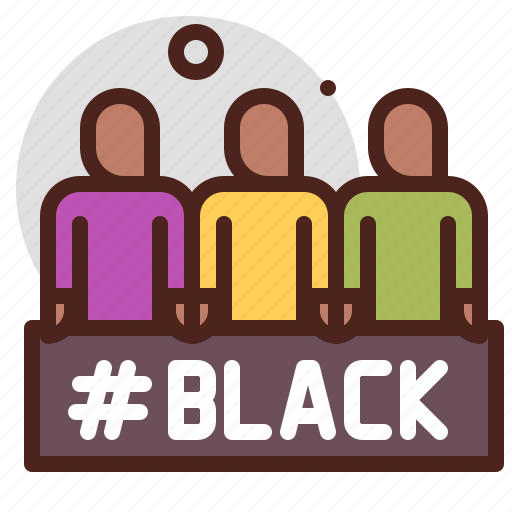 Blacklivesmatter, diversity, group, protest, racism icon - Download on Iconfinder