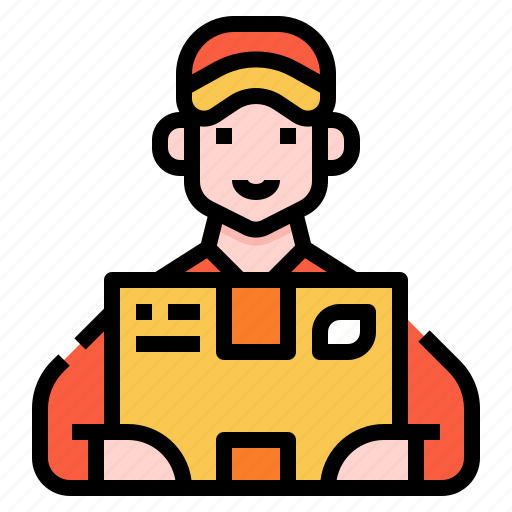 Avatar, delivery, man, package, service, shipping icon - Download on Iconfinder