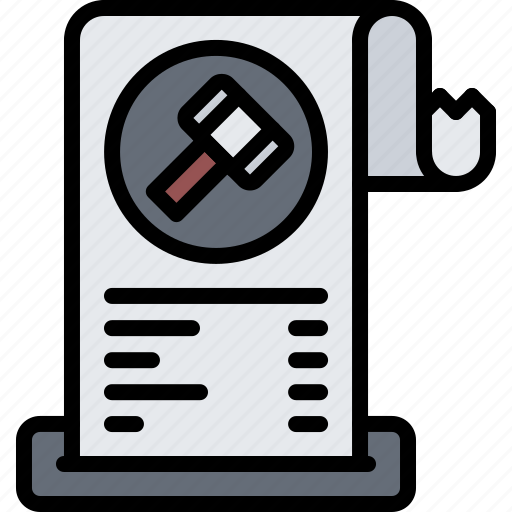 List, check, purchase, gavel, blacksmith, forging icon - Download on Iconfinder