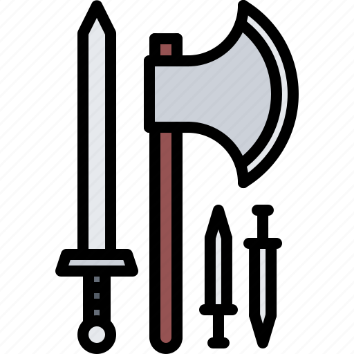 Sword, axe, dagger, blacksmith, forging icon - Download on Iconfinder