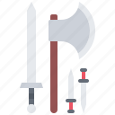 sword, axe, dagger, blacksmith, forging