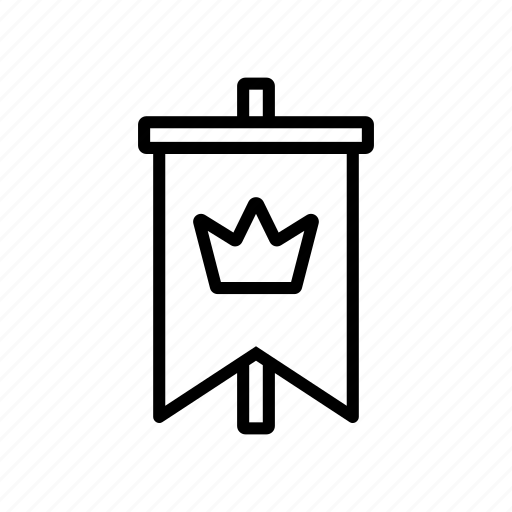 Banner, blazon, contour, silhouette icon - Download on Iconfinder