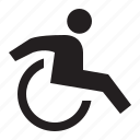 handicap, wheelchair