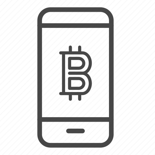Banking, bitcoin, blockchain, crypto, currency, mobile icon - Download on Iconfinder