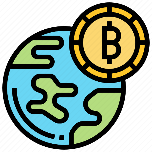 Address, bitcoin, connection, currency, worldwide icon - Download on Iconfinder