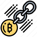 bitcoin, chain, digital, investment, transaction