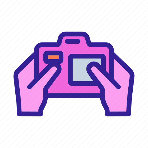 Blogger, camera, contour, film, focus, photo, photography icon - Download on Iconfinder