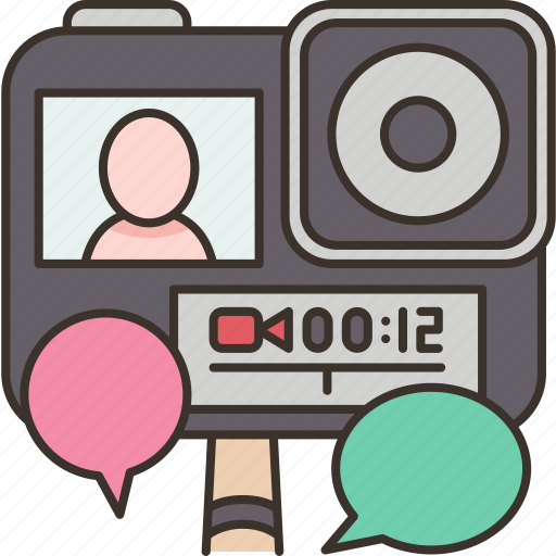 Vlog, video, record, footage, camera icon - Download on Iconfinder