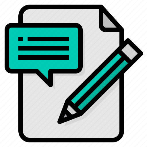 Article, blogger, columnist, pencil, writer icon - Download on Iconfinder