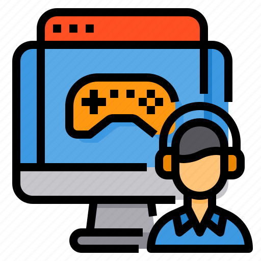 Computer, gamer, gaming, streaming, videogame icon - Download on Iconfinder