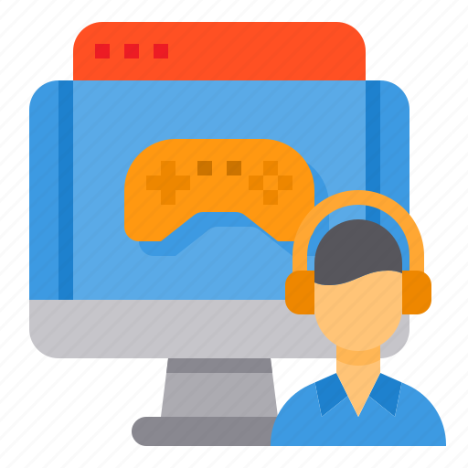 Computer, gamer, gaming, streaming, videogame icon - Download on Iconfinder