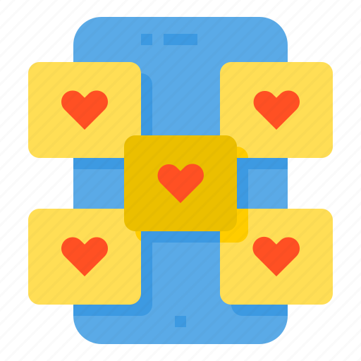 Favorite, feedback, heart, rating, smartphone icon - Download on Iconfinder