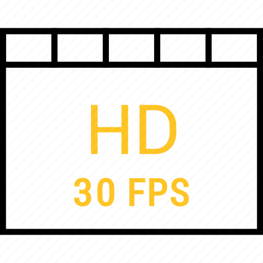 30fps, high, blogging, hd, video icon - Download on Iconfinder
