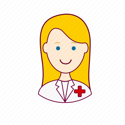 Blonde woman professions, emprego, enfermeira, job, mulher, nurse, professions icon - Download on Iconfinder